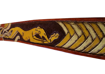 carved leather belt