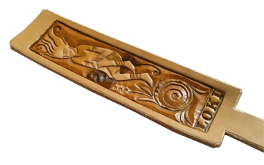 carved wristband Loki